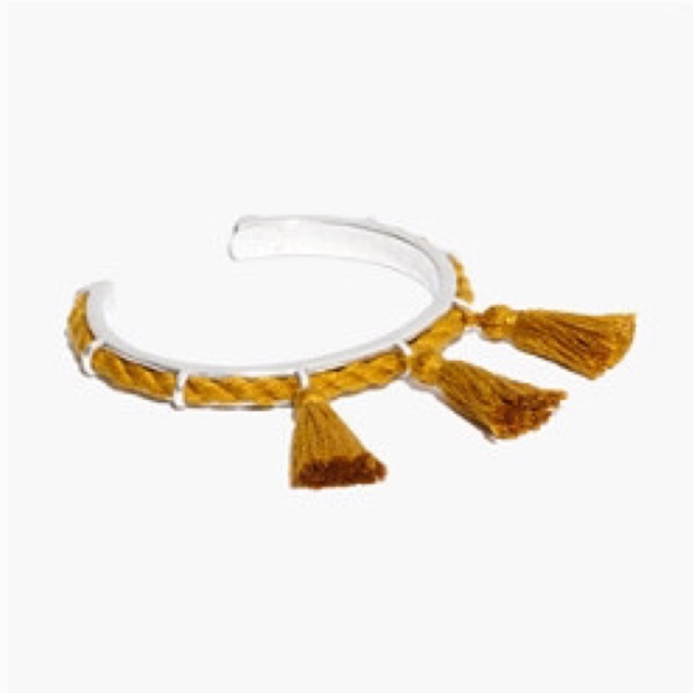 Madewell Tassel Cuff Bracelet